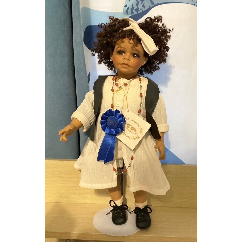 Kaye Wiggs 1997 Award Winning Black African American 17' Molly NWOT NO FLAWS